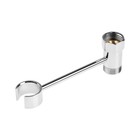 Держатель для душевой лейки Accoona A376-1, нерегулируемый, пластик, хром 9410005