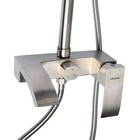 Душевая система Accoona A83206, однорычажный, излив 183 мм, тропический душ, лейка, сатин - Фото 5