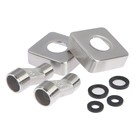 Душевая система Accoona A83206, однорычажный, излив 183 мм, тропический душ, лейка, сатин - Фото 7