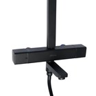 Душевая система Accoona A83306F, однорычажный, термостат, тропический душ, лейка, черный - Фото 4