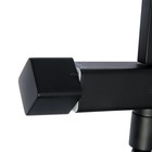 Душевая система Accoona A83306F, однорычажный, термостат, тропический душ, лейка, черный - Фото 6