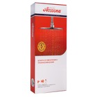 Душевая система Accoona A83306F, однорычажный, термостат, тропический душ, лейка, черный - Фото 10