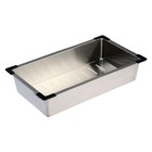 Корзина для сушки на раковину AFLORN AF90234, 37×21×8 см, нержавеющая сталь - Фото 1