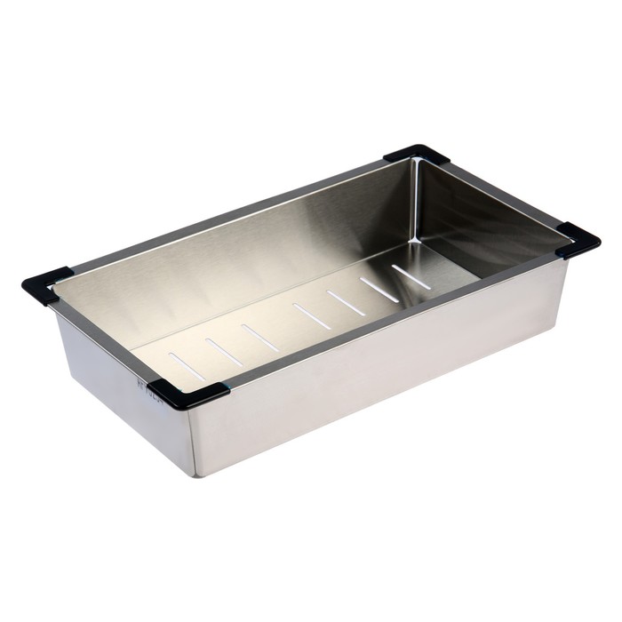 Корзина для сушки на раковину AFLORN AF90234, 37×21×8 см, нержавеющая сталь - Фото 1