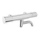 Смеситель для ванны Accoona A62305, двухвентильный, термостатический, душевой набор, хром - Фото 2