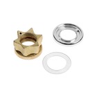 Смеситель для кухни Accoona A4890K-5, однорычажный, гибкий излив, 2 режима, зеленый - фото 47520133