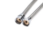 Шланг для душа Accoona A386-17, усиленный, 170 см, латунная гайка, латунный конус, хром - фото 24425796