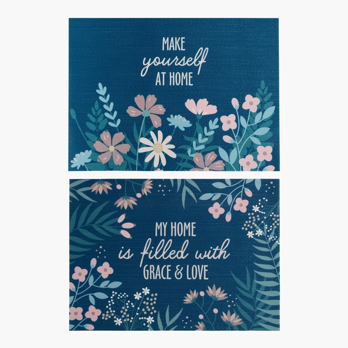 Набор салфеток на стол 2 шт. Доляна My Home ПВХ 40*29см