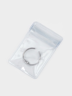 Органайзер-упаковка набор для хранения украшений QF, с зип-лок замком 10 шт., 6×4 см, прозрачный 9285220