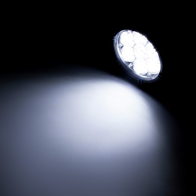 Фонарь аккумуляторный ручной, 4000 мАч, 25 Вт, 1500 Лм, LED, USB, IP45