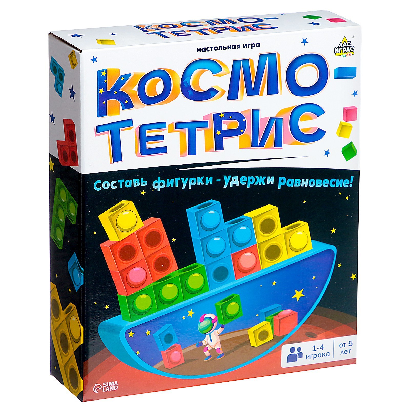 Настольная игра «Космо-тетрис», 1-4 игрока, 5+ (7895033) - Купить по цене  от 359.00 руб. | Интернет магазин SIMA-LAND.RU