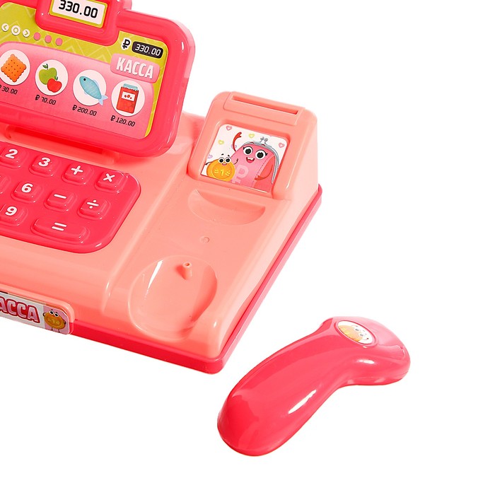 Набор игровой «Мини-касса», цвет розовый 59040