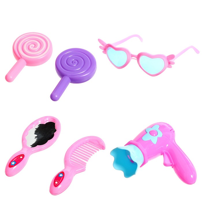 Набор игровой «Мини-касса», цвет розовый 59040