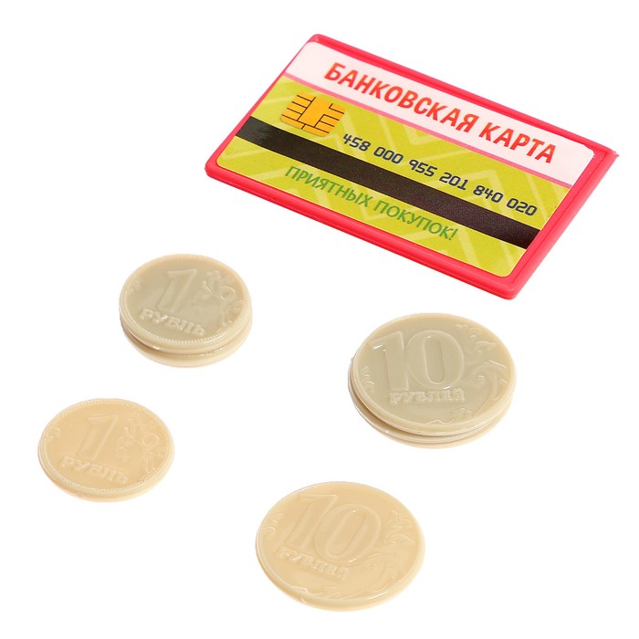 Набор игровой «Мини-касса», цвет розовый 59040