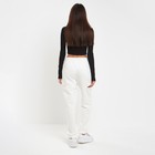 Джоггеры с разрезами женские MIST, размер 42, молочные - Фото 2