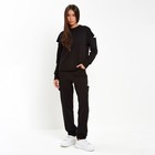 Джоггеры с разрезами женские MIST, размер 46, чёрные - Фото 6