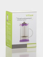 Чайник заварочный френч-пресс «Гуру», 400 мл, стекло, прозрачный - фото 38708351