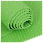 Коврик для йоги Sangh, 173х61х0,3 см, цвет зелёный - фото 3596052