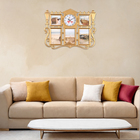 Фоторамка-коллаж на 5 фото с часами настенными «Семья», 48×38 см, циферблат d=12 см - Фото 6