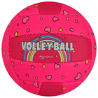 Мяч волейбольный ONLYTOP, ПВХ, машинная сшивка, 18 панелей, р. 2 - фото 3886332