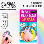 Брелок мялка для ключей «Держи меня в руках» 4.6×7 см - Фото 1