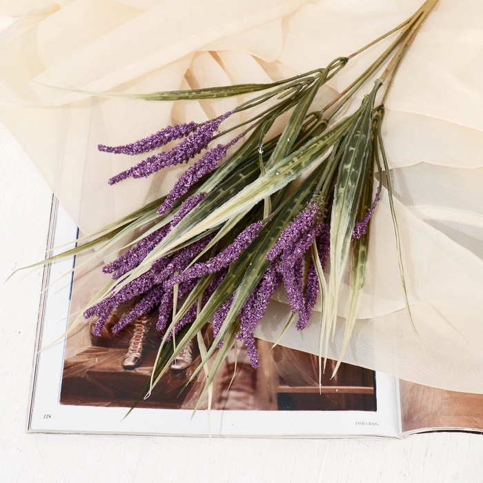 Букет искусственный «Лаванда галант», h=29 см, МИКС