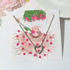 Кулон «Сердце», цвет серебро, 42 см - Фото 2