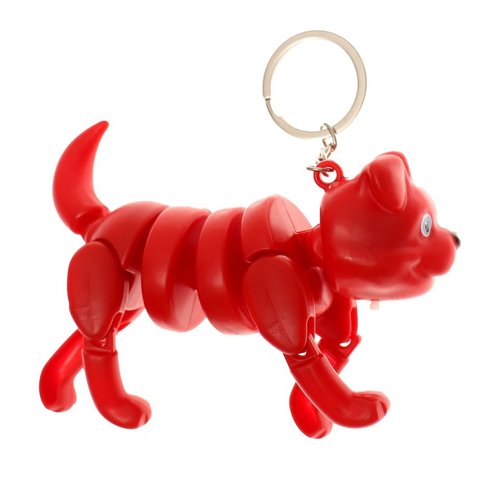 Развивающая игрушка «Собака» световая на брелке, цвета МИКС - Фото 1