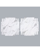 Коробка подарочная для цветов с вазой и PVC окнами складная, упаковка, «Мрамор», 16 х 23 х 16 см - фото 24425798