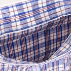 Сумка хозяйственная, 115 л, 70×30×55 см, синяя/белая - Фото 6