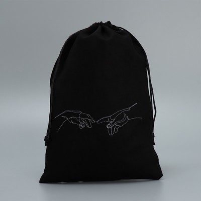 Мешочек подарочный замшевый «Касание», 20 х 30 см +/- 1.5 см