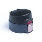 Крышка для термоса, на объём 350 и 500 мл, пластик, силикон, серый, чёрный - Фото 2