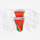 Гирлянда-флажки, длина 50 м, 14×21 см, 100 флагов - Фото 4