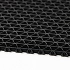 Коврик придверный «ЗИГ-ЗАГ», 50×70 см, цвет чёрный - фото 25388981