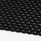 Коврик придверный «ЗИГ-ЗАГ», 50×70 см, цвет чёрный - фото 25388982