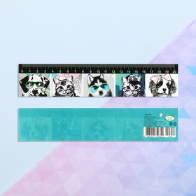 Закладка "Зверята" кошки, собаки, 21,6х5 см