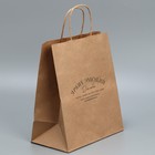 Пакет подарочный крафтовый, упаковка, «Ярких эмоций», 24 х 28 х 14 см (комплект 10 шт) - фото 24574686