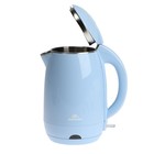 Чайник электрический "Добрыня" DO-1249B, пластик, 1.8 л, 2000 Вт, голубой - Фото 6