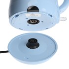 Чайник электрический "Добрыня" DO-1249B, пластик, 1.8 л, 2000 Вт, голубой - Фото 7