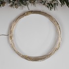 УЦЕНКА Гирлянда «Нить» 5 м роса, IP20, серебристая нить, 50 LED, свечение жёлтое, 2 режима, от батареек AAх3 9440044