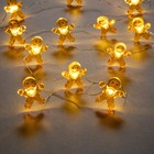 УЦЕНКА Гирлянда «Имбирный пряник», 2 м, IP20, 20 LED, AAx2 (не в комплекте), свечение тёплое белое - Фото 4