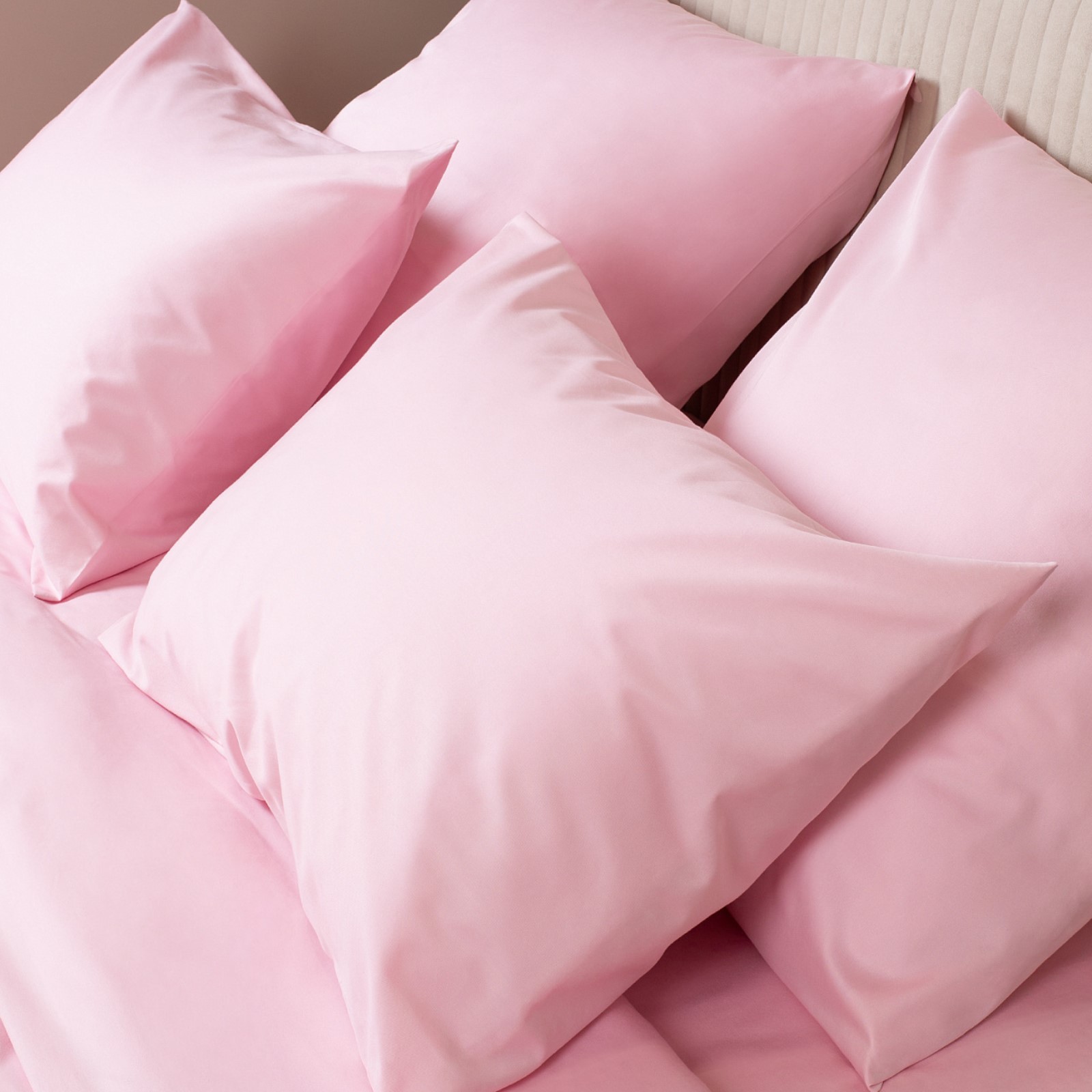 Купить Постельное Белье Сатин Розовый
