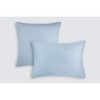 Набор наволочек «Моноспейс», размер 50х70 см - 2 шт, цвет серо-голубой - Фото 2
