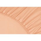 Простыня на резинке «Моноспейс», размер 90х200х23 см, цвет персиковый - Фото 2