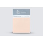 Простыня на резинке «Моноспейс», размер 90х200х23 см, цвет пудровый - Фото 4