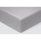 Простыня на резинке «Моноспейс», размер 90х200х23 см, цвет тёмно-серый - фото 299399646