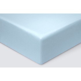 Простыня на резинке «Моноспейс», размер 180х200х23 см, цвет голубой