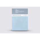 Простыня Ecoteх «Моноспейс», сатин, размер 150х215 см, цвет голубой - Фото 2