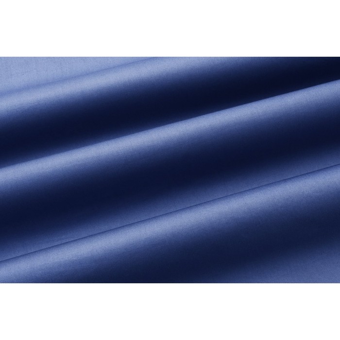 Простыня Ecoteх «Моноспейс», сатин, размер 150х215 см, цвет тёмно-синий - Фото 1