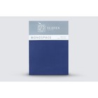 Простыня Ecoteх «Моноспейс», сатин, размер 150х215 см, цвет тёмно-синий - Фото 2
